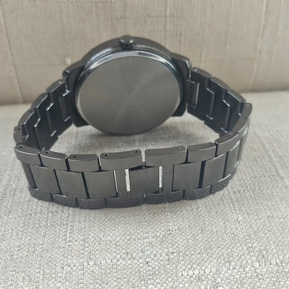 FMD Men Watch Black Tone Analog Wrist Watch